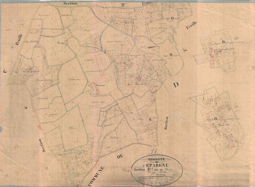 Épargnes - Section D3 dite de Plassac.