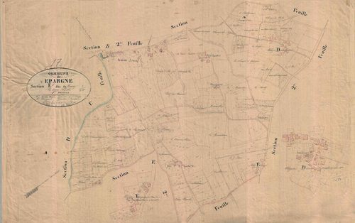 Épargnes - Section E1 dite du Bourg.