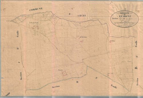 Épargnes - Section C1 dite des Pommiers.