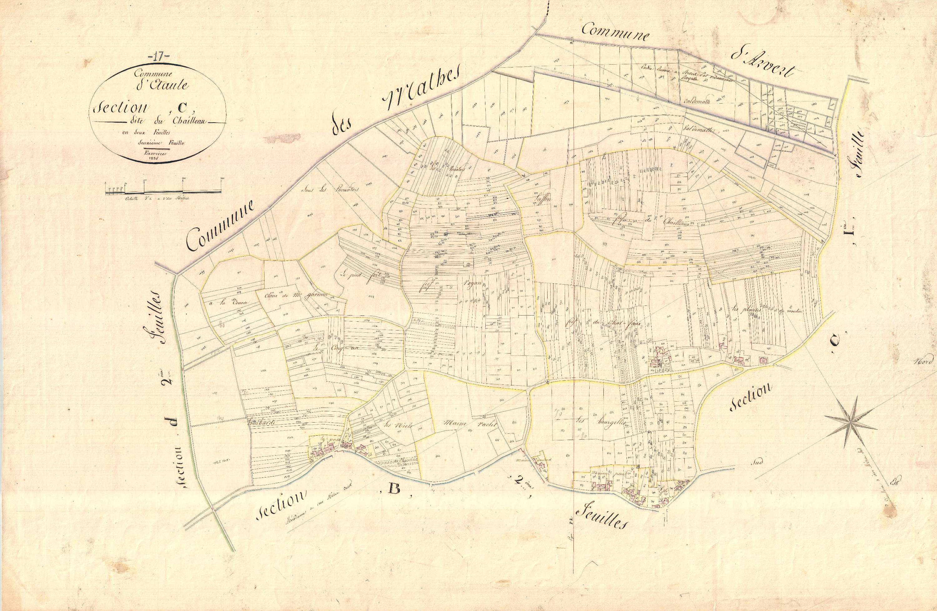 Étaules - Section C2 dite du Chailleau.