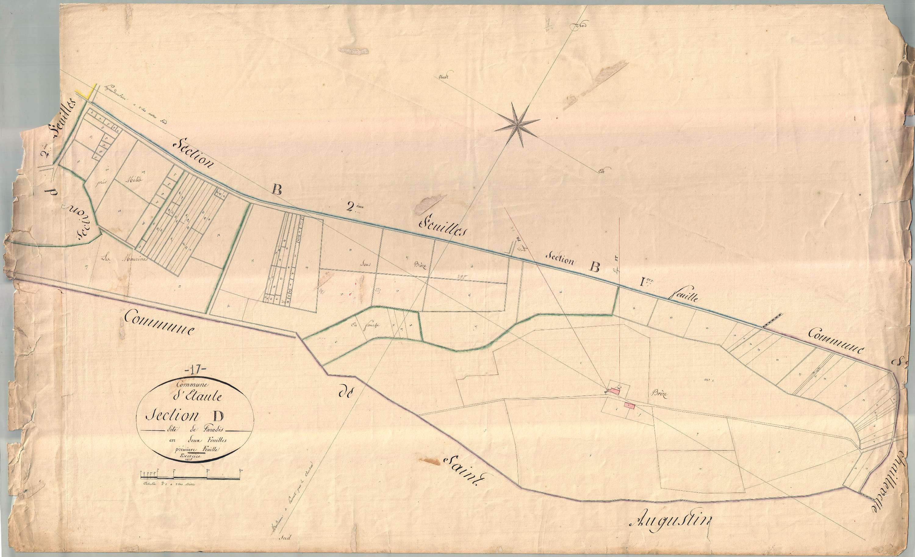 Étaules - Section D1 dite du Paradis.
