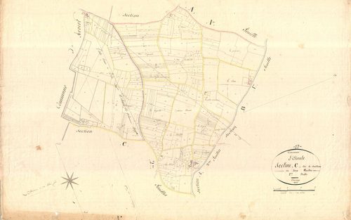 Étaules - Section C1 dite du Chailleau.