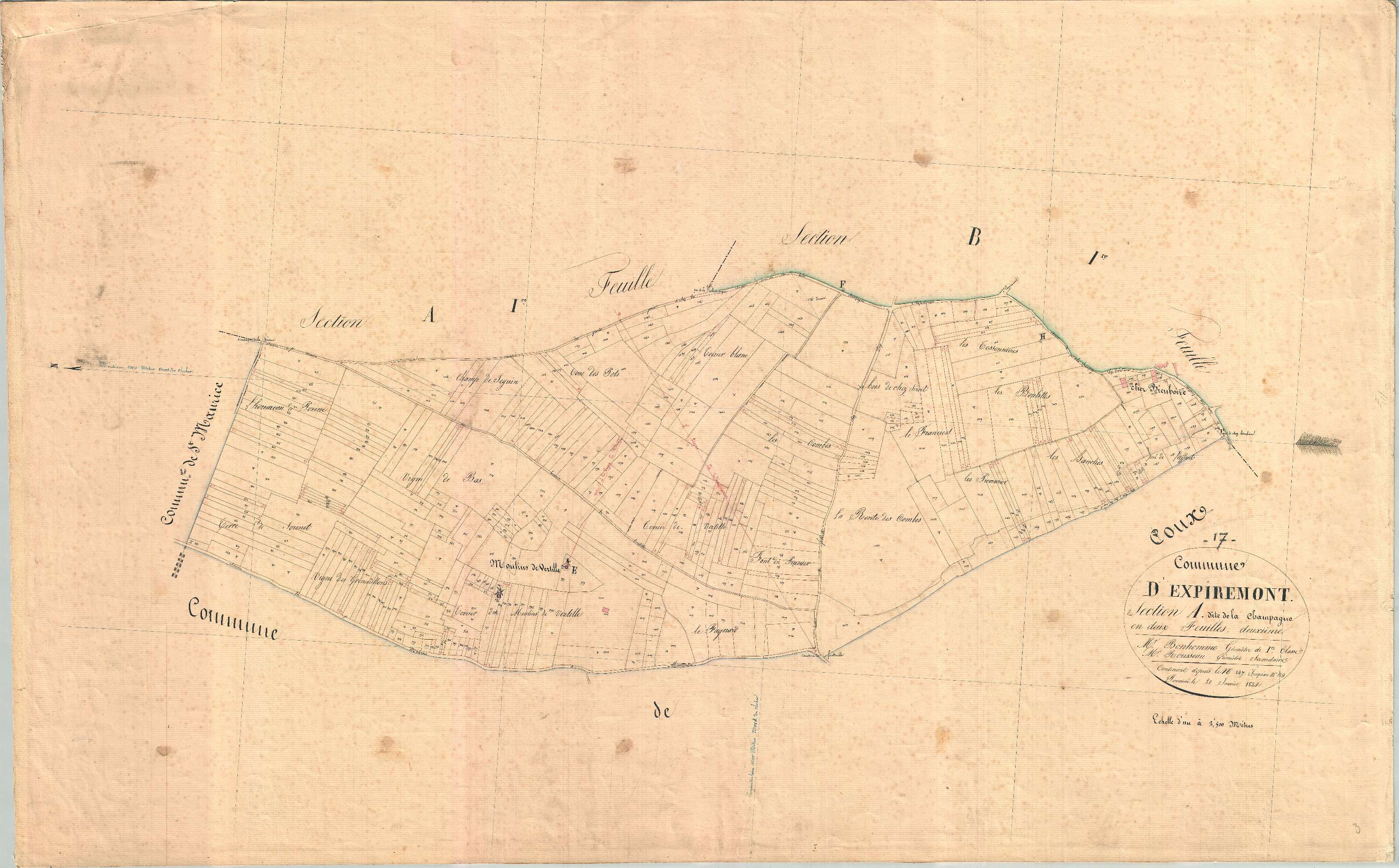 Expiremont - Section A2 dite de la Champagne.