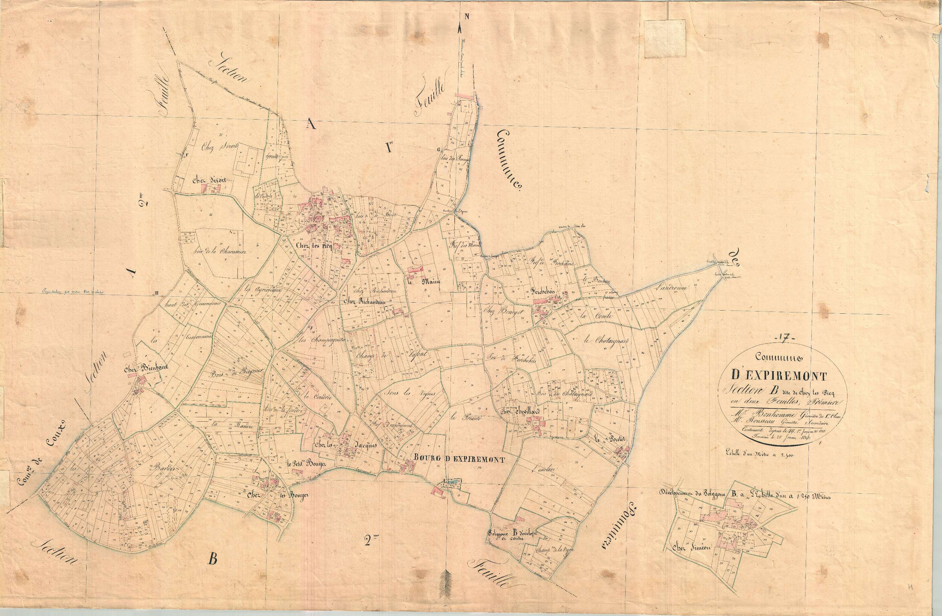 Expiremont - Section B1 dite de chez les Picq.