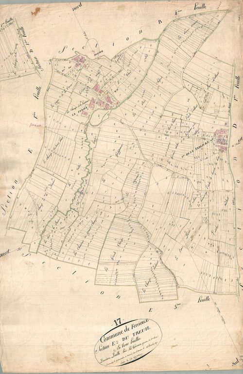 Fenioux - Section E2 dite du Treuil.