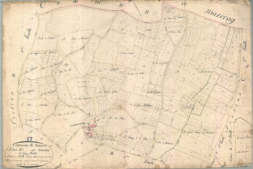 Fenioux - Section B2 dite du Bourg.