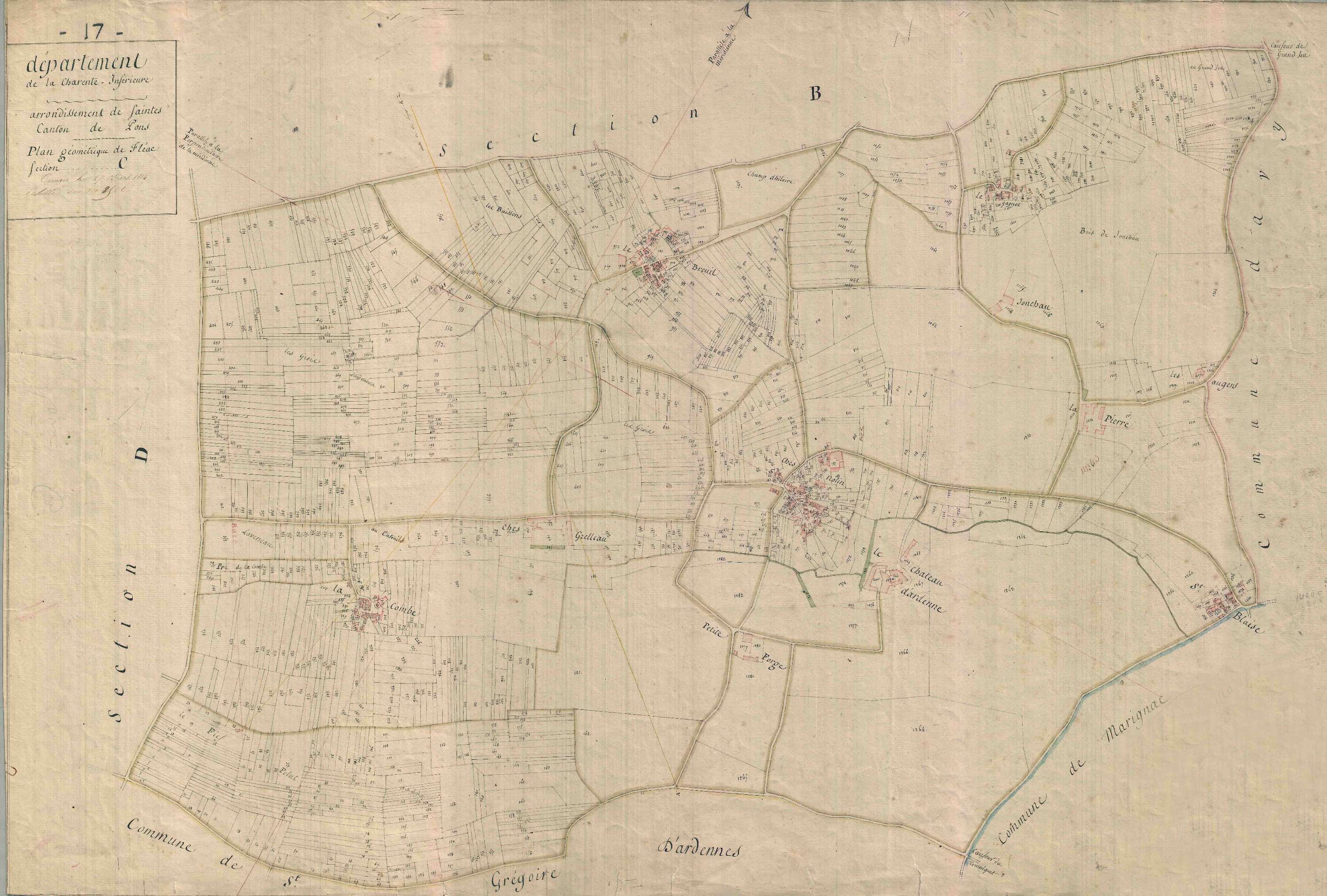 Fléac-sur-Seugne - Section Cu (sans nom).