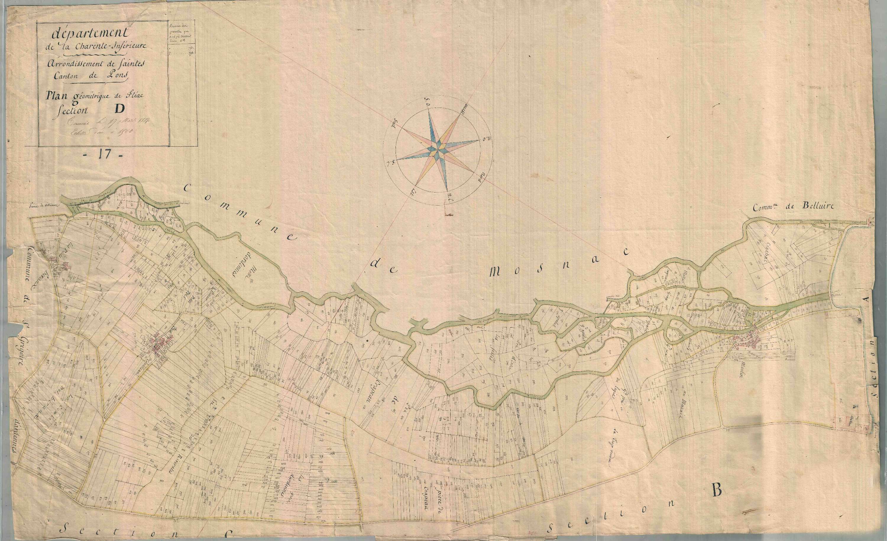 Fléac-sur-Seugne - Section Du (sans nom).