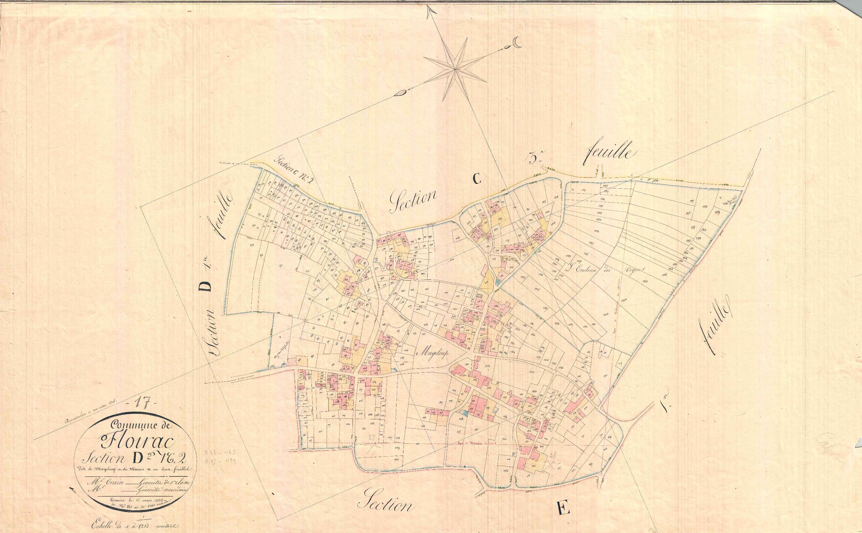 Floirac - Section D2 dite de Mageloup et du Marais.