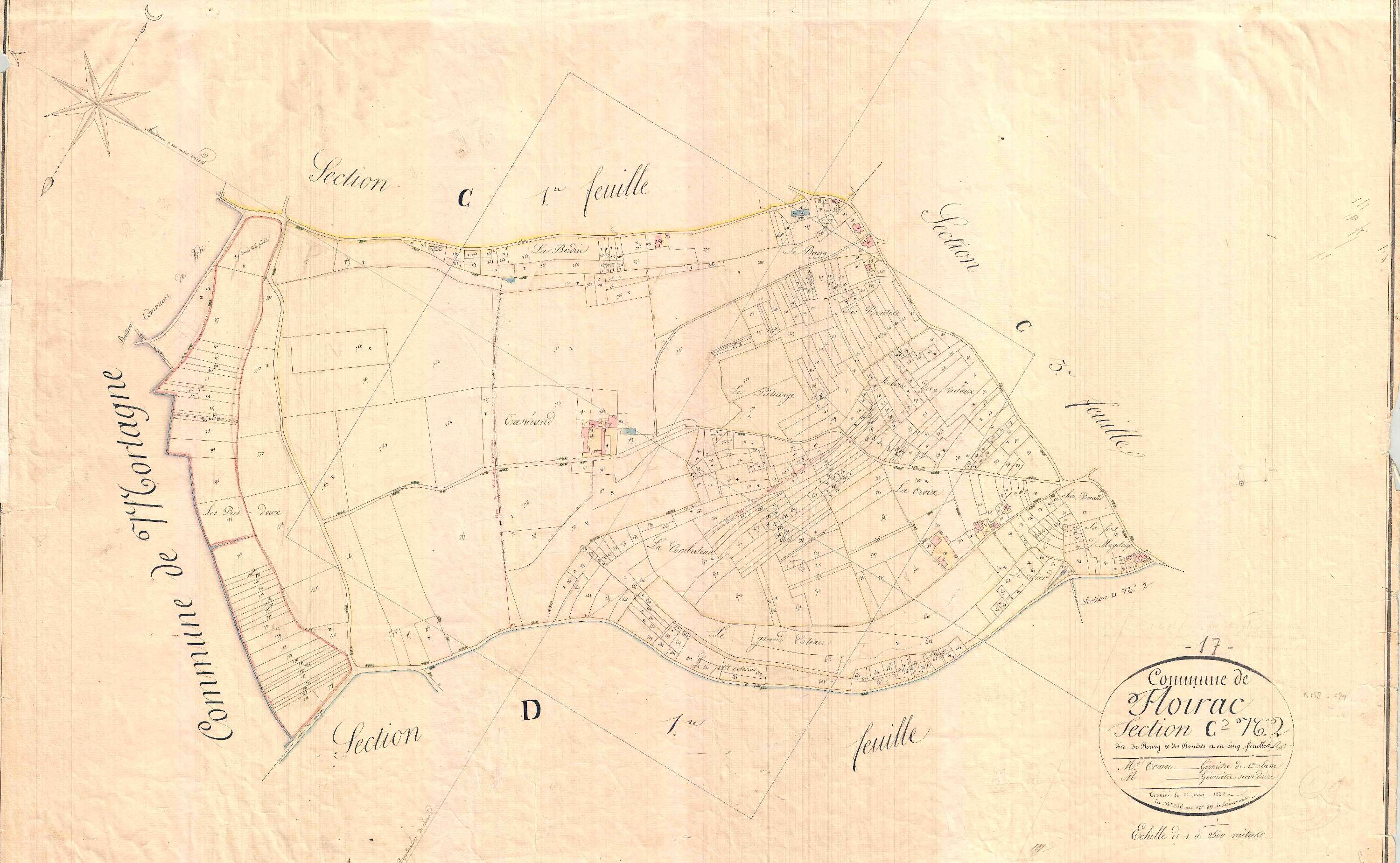 Floirac - Section C2 dite du Bourg et des Baudets.
