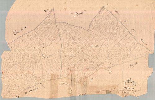 La Flotte - Section J4 dite des Nouées. [document en mauvais état]