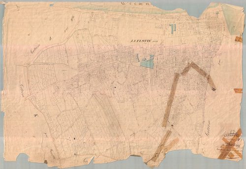 La Flotte - Section M1 dite du Bourg. [document en très mauvais état]