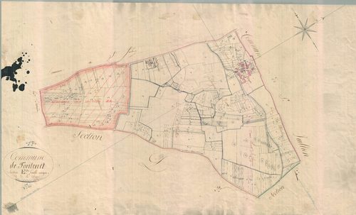 Fontenet - Section E dite de Chagnée.