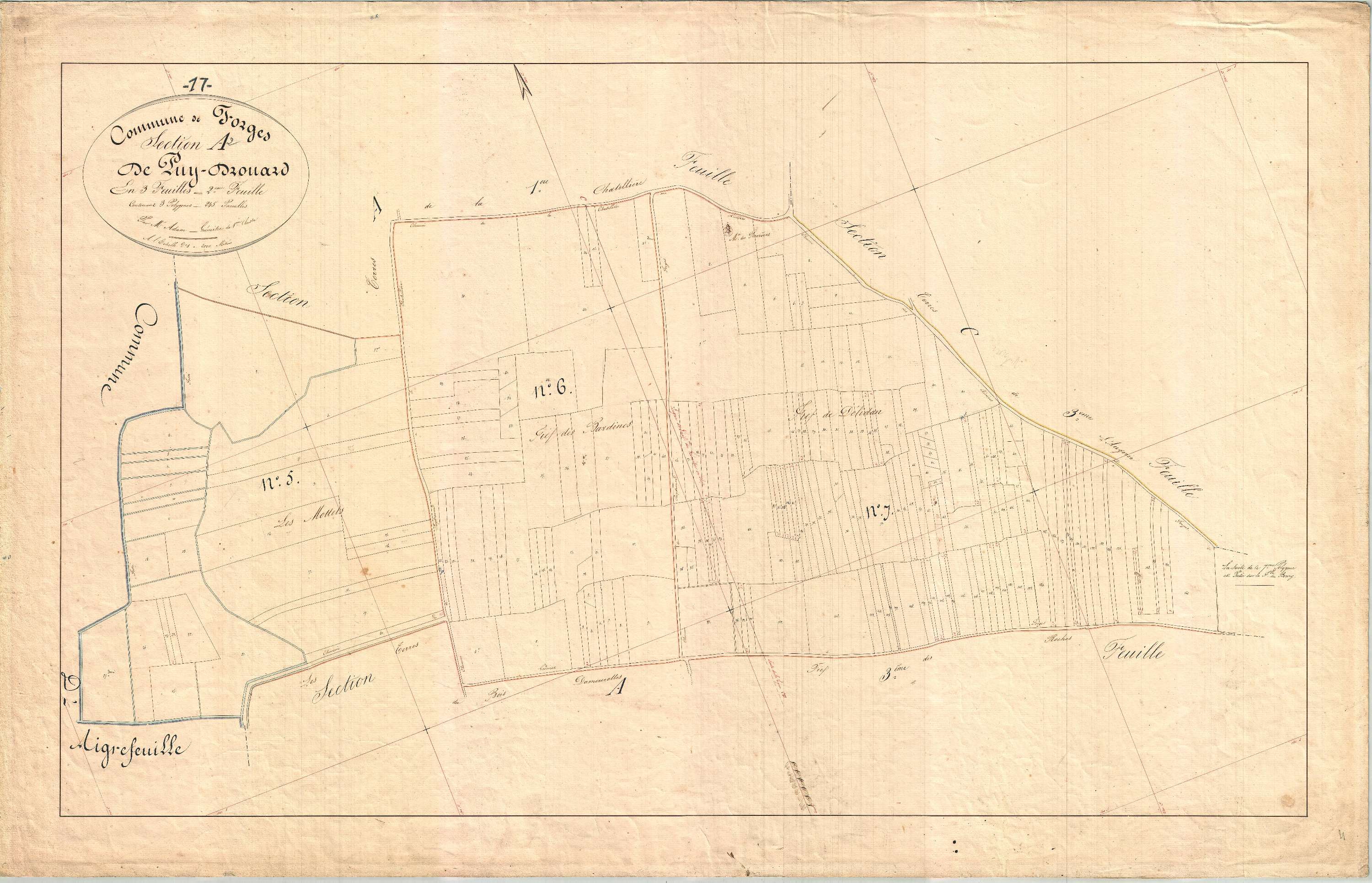 Forges - Section A2 dite de Puydrouard.
