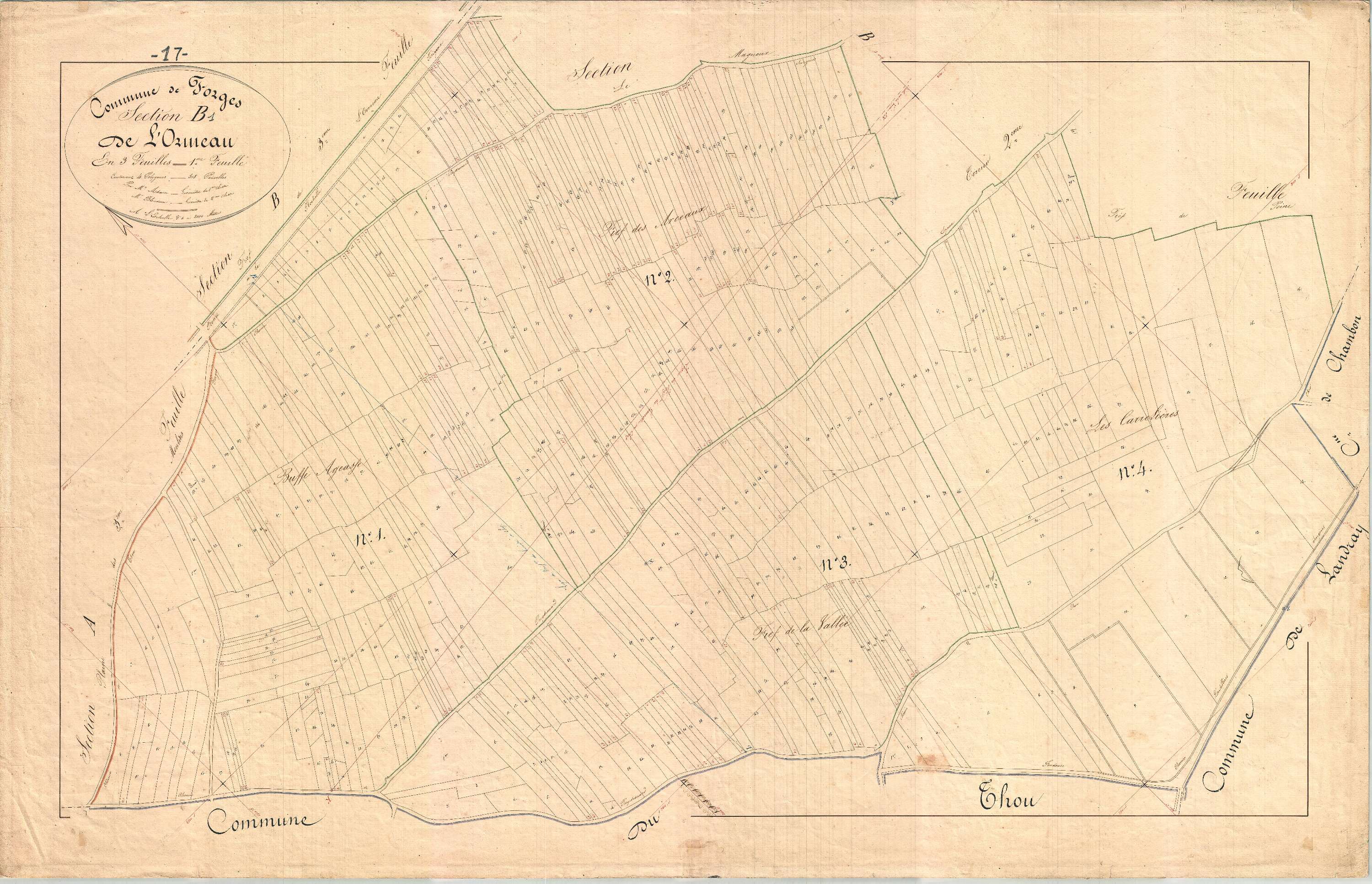 Forges - Section B1 dite de l'Ormeau.