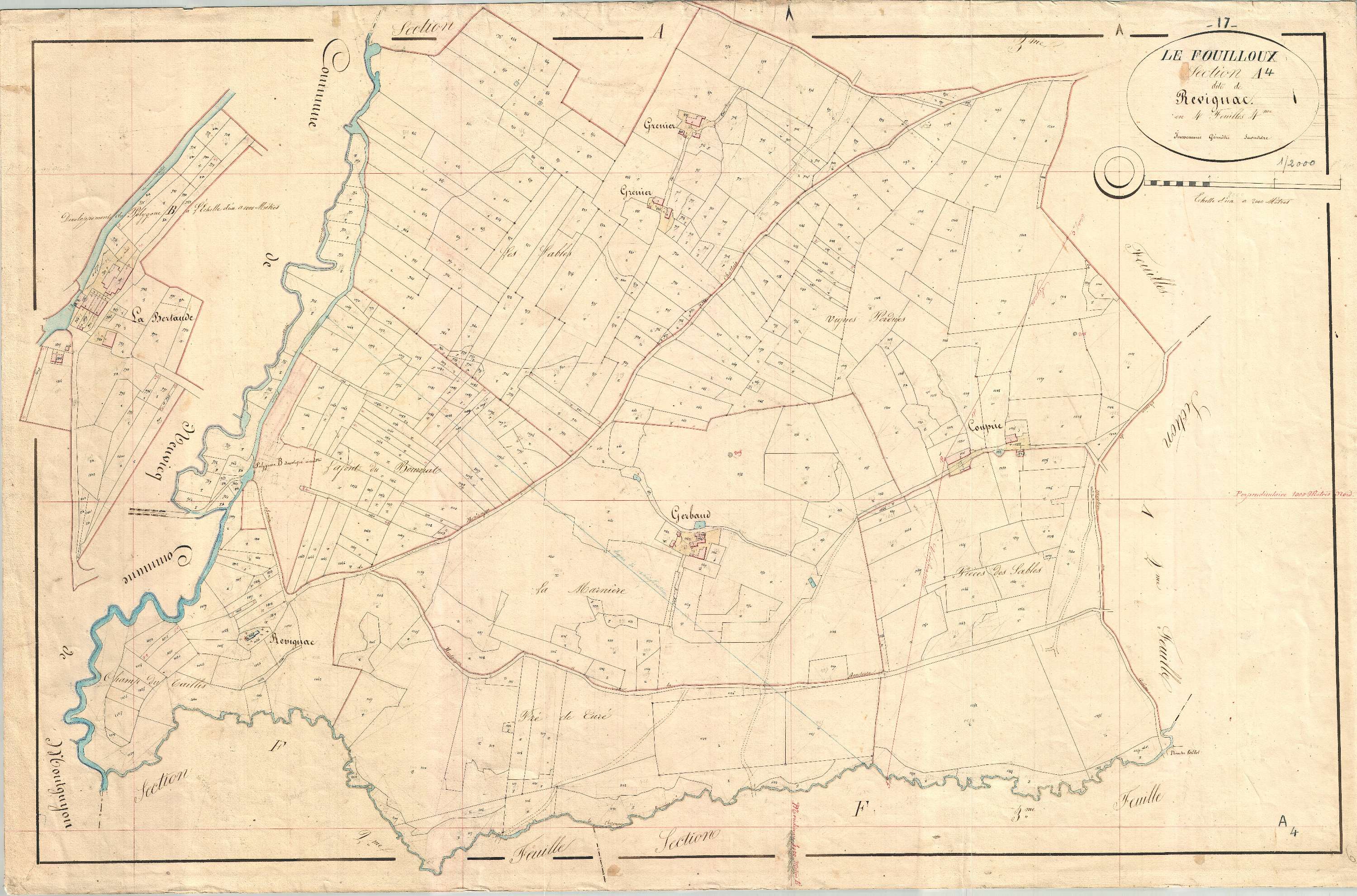 Le Fouilloux - Section A4 dite de Revignac.