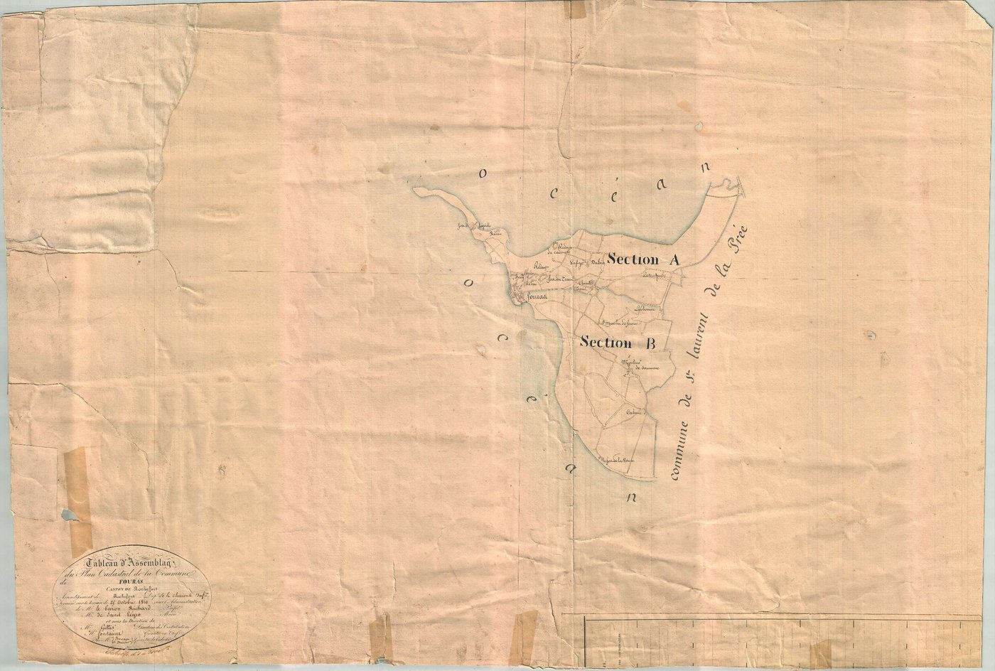 Fouras - Tableau d'assemblage.