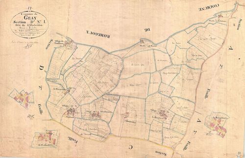 Geay - Section D1 dite de l'Ombrière.