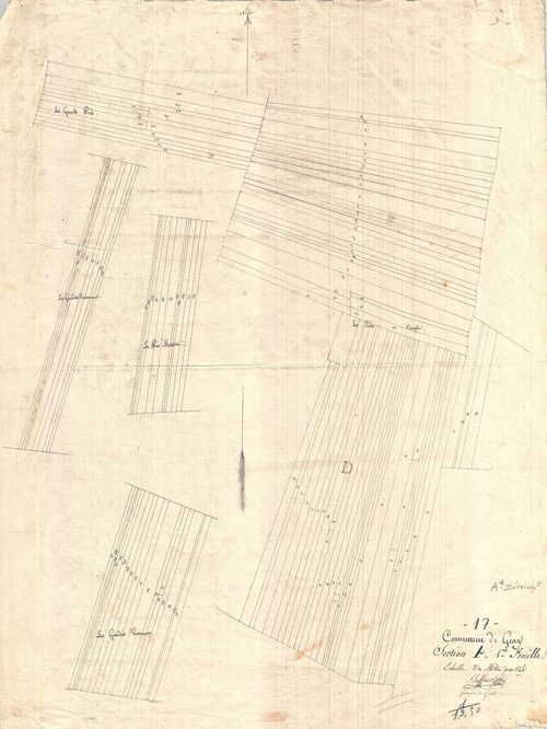 Geay - Section A1 développement dite du Bourg.