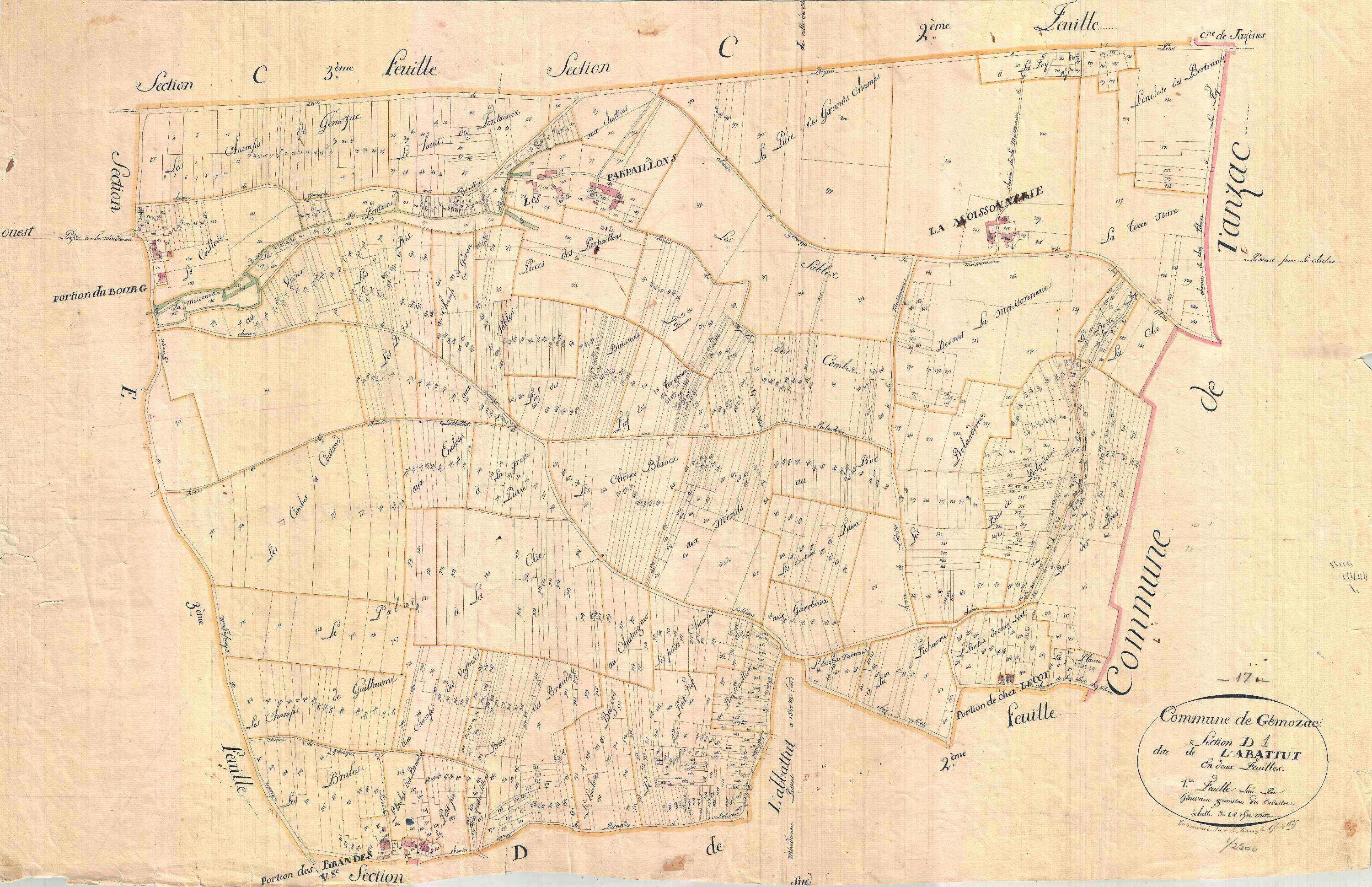 Gémozac - Section D1 dite de Labattut.