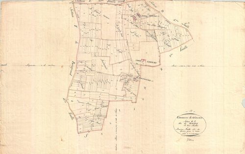 Gémozac - Section E2 dite du Bourg.