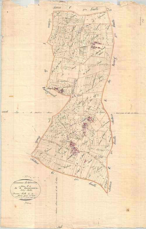 Gémozac - Section F2 dite du Bois Giraud.