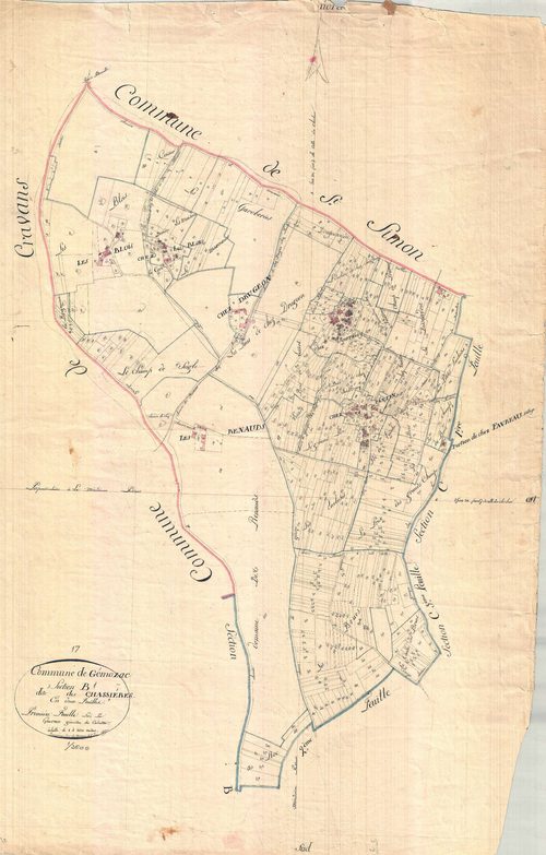 Gémozac - Section B1 dite des Chassières.