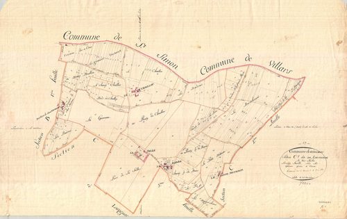 Gémozac - Section C1 dite de Louzignac.