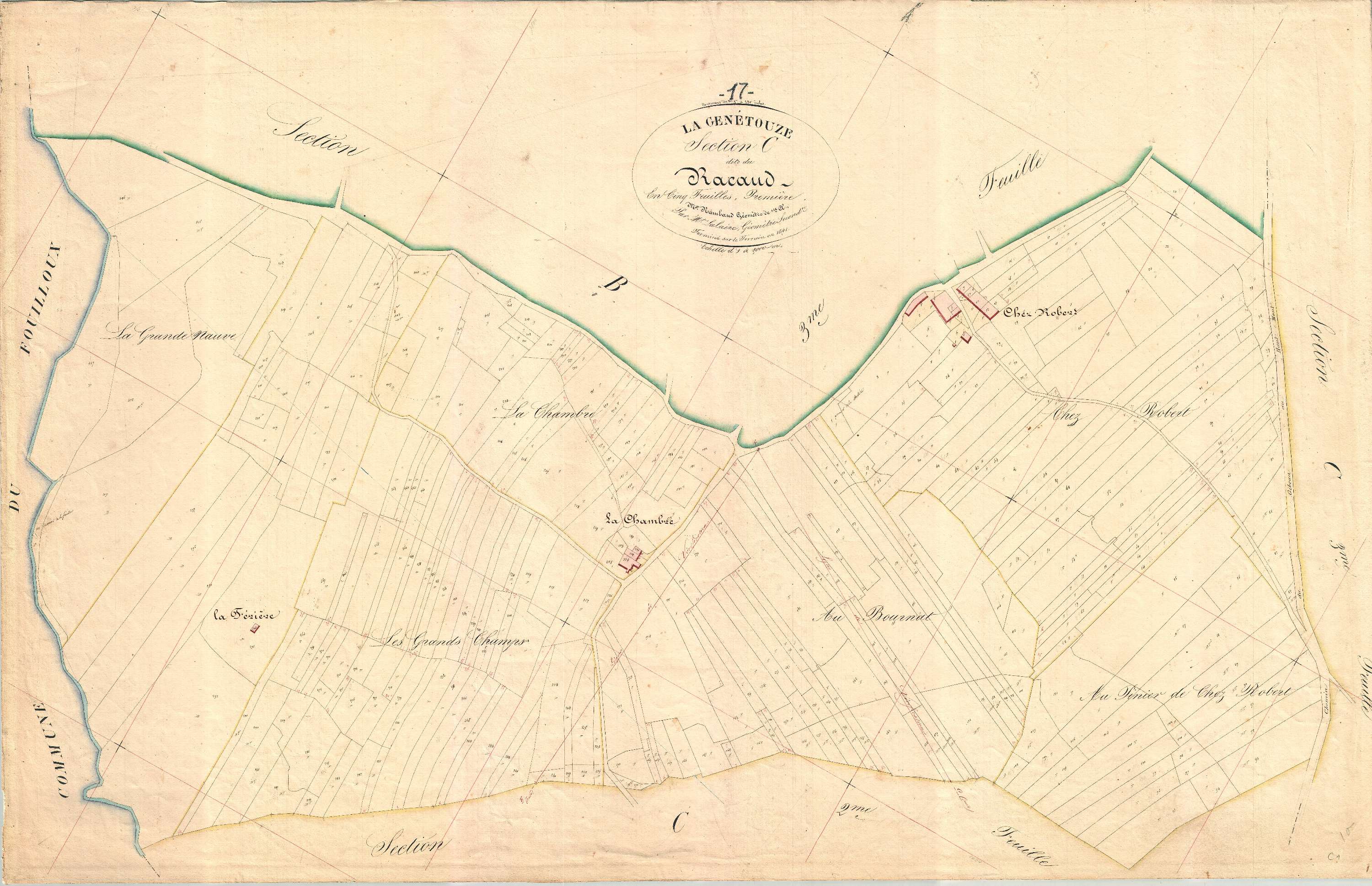 La Genétouze - Section C1 dite du Racaud.