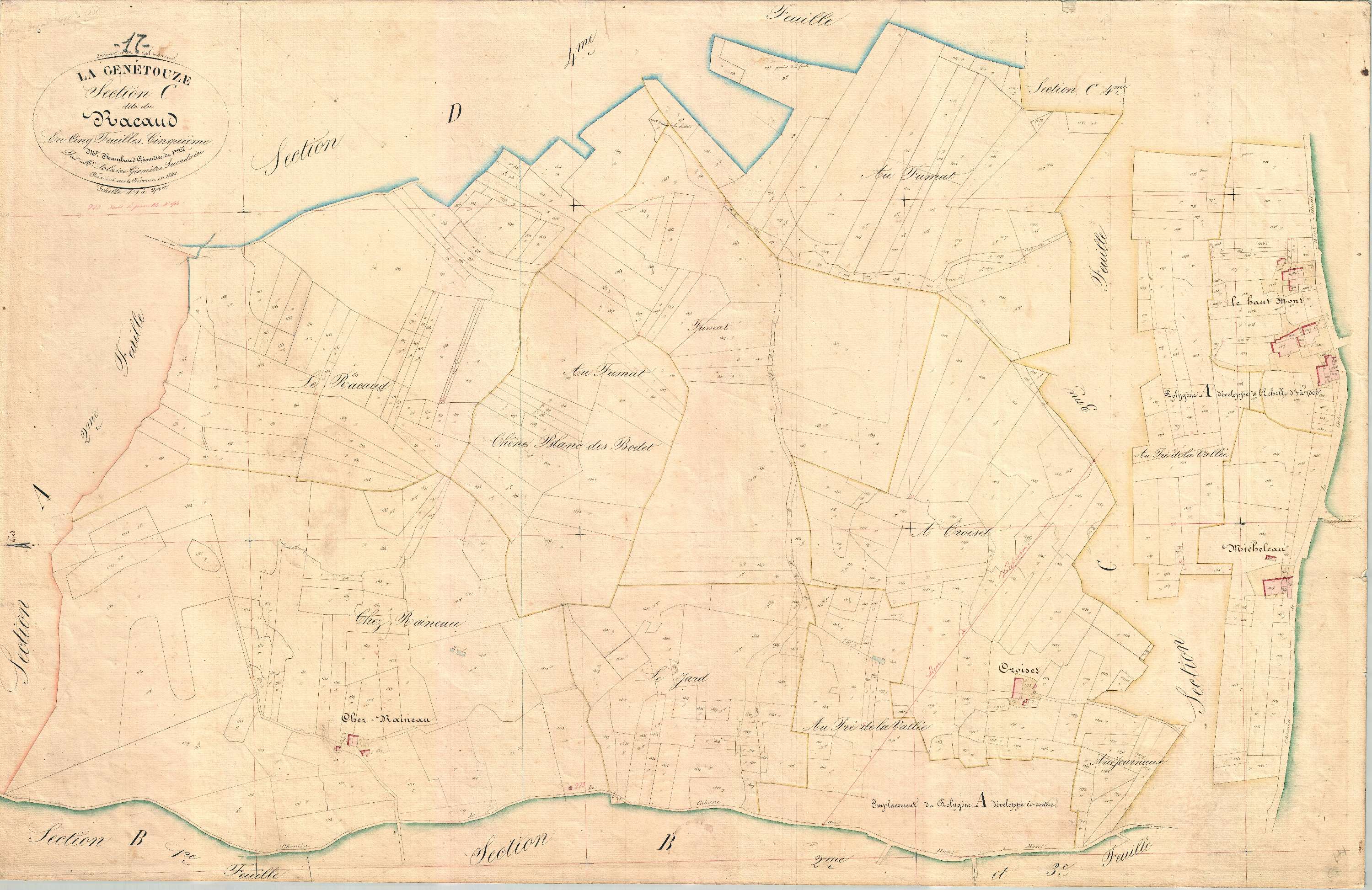 La Genétouze - Section C5 dite du Racaud.