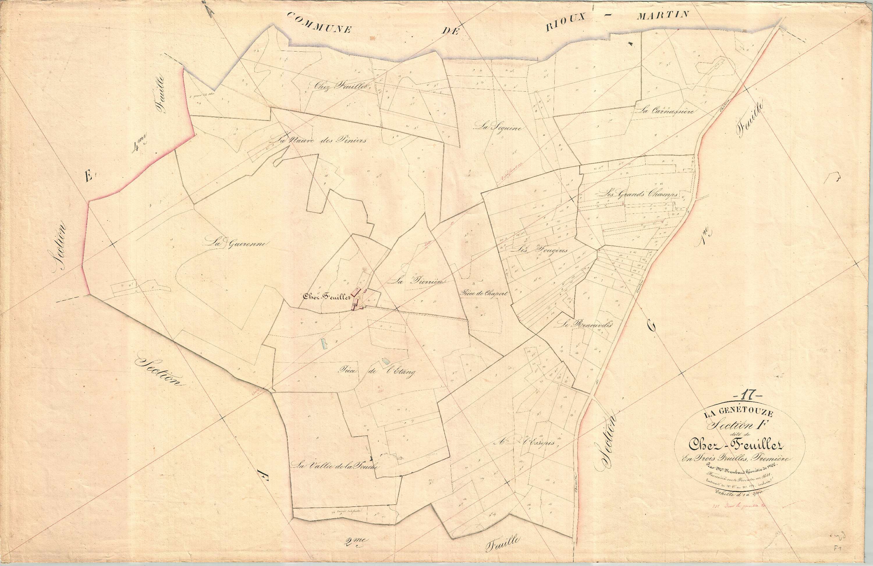 La Genétouze - Section F1 dite de chez Feuillet.