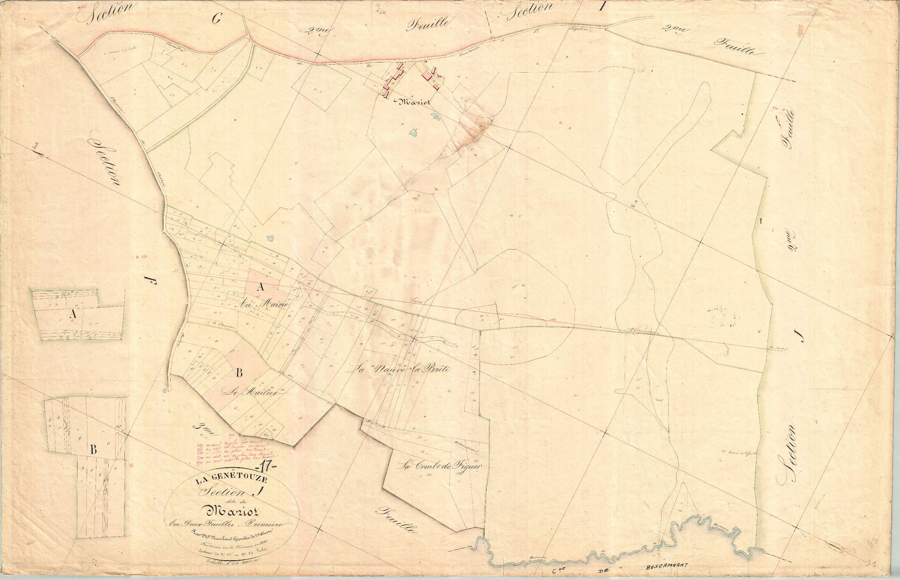 La Genétouze - Section J1 dite de Mariot.