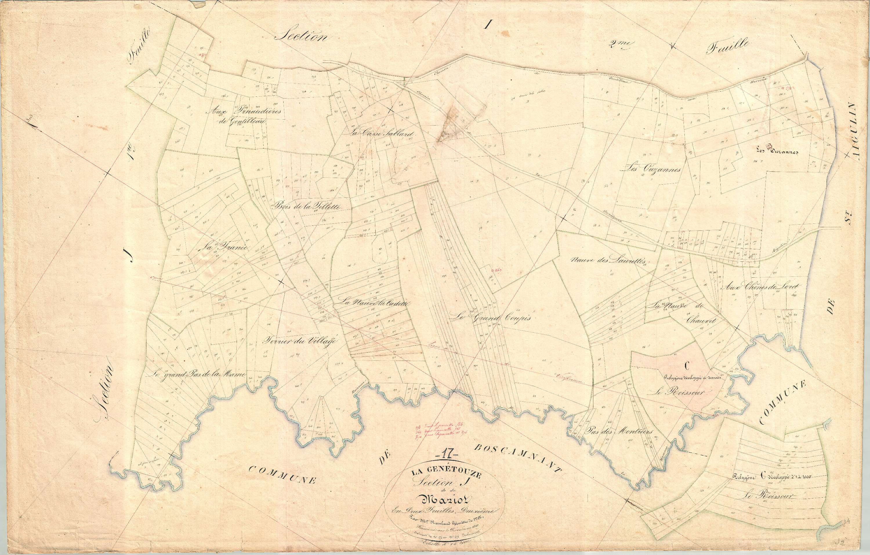 La Genétouze - Section J2 dite de Mariot.