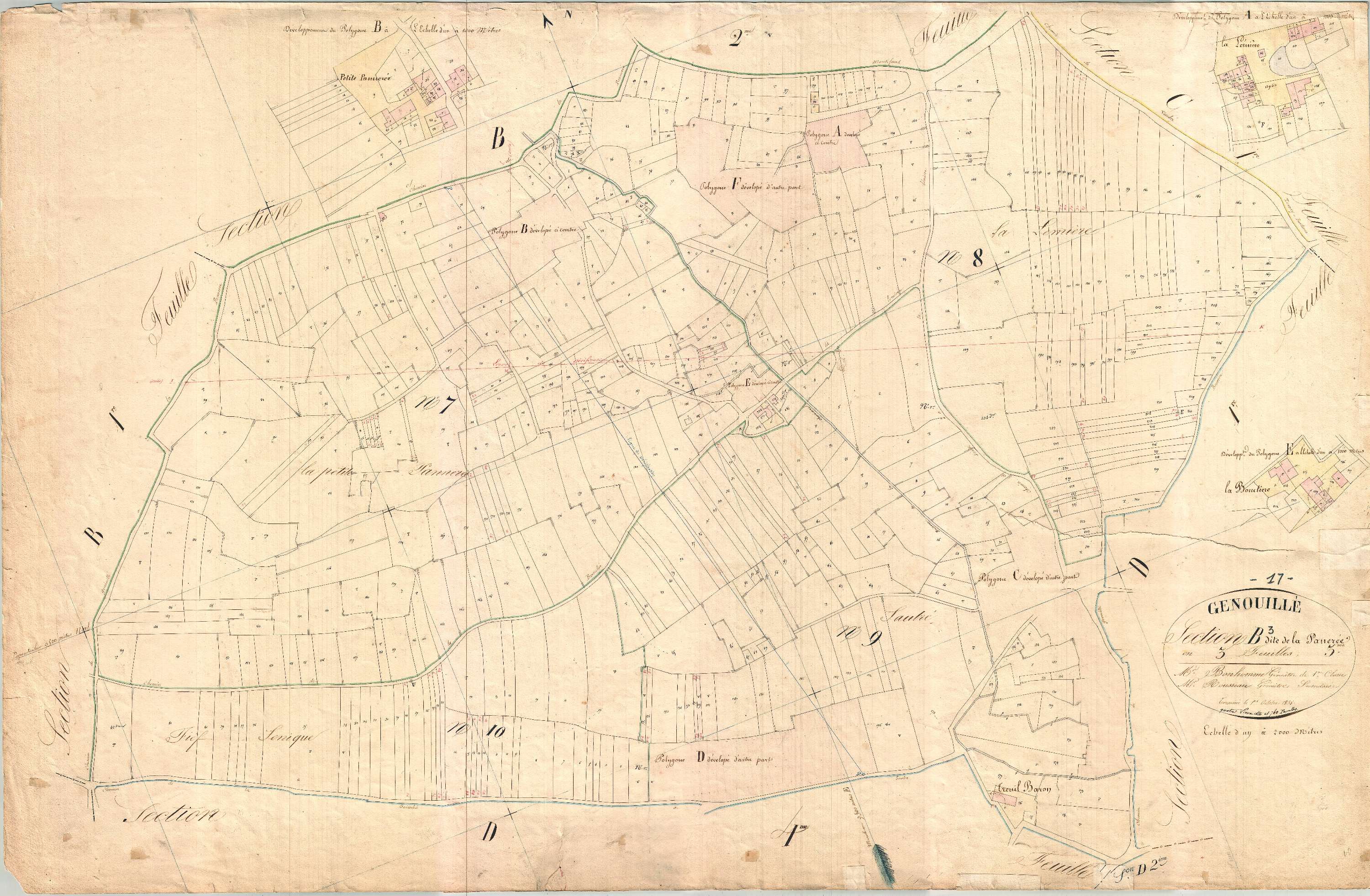 Genouillé - Section B3 dite de la Panerée.