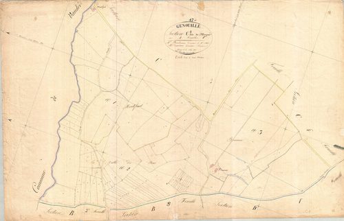 Genouillé - Section C1 dite de Magné.