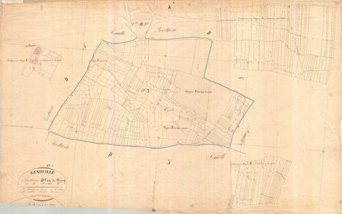 Genouillé - Section D2 dite du Bourg.