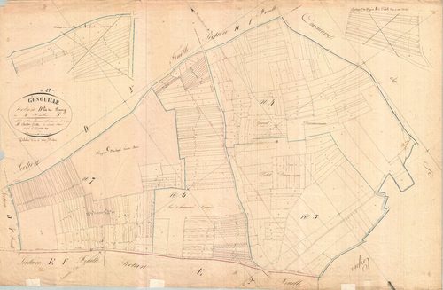 Genouillé - Section D3 dite du Bourg.