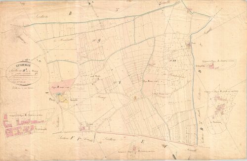 Genouillé - Section D4 dite du Bourg.