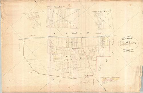 Genouillé - Section E1 dite de Luez.