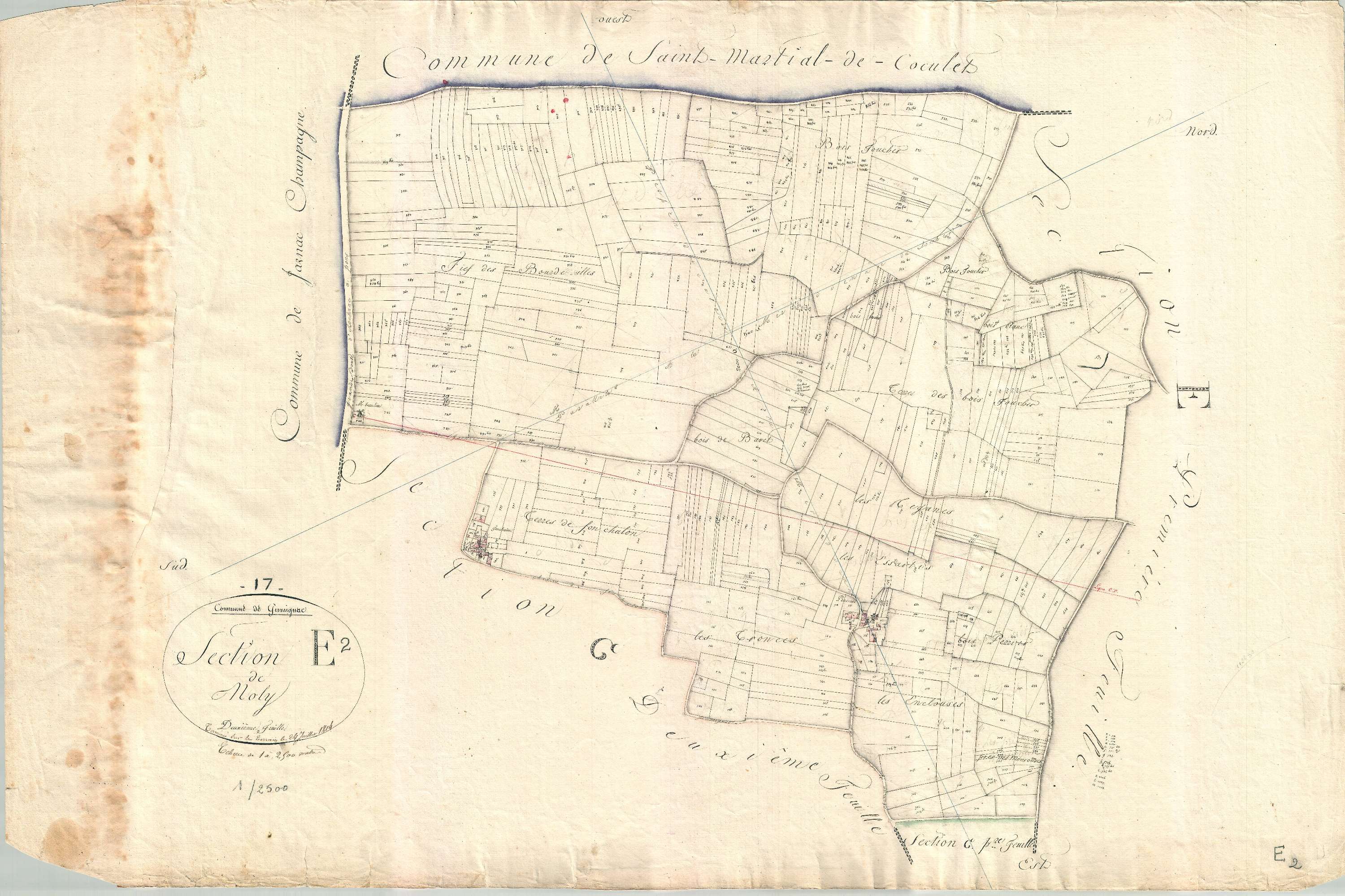 Germignac - Section E2 dite de Moly.