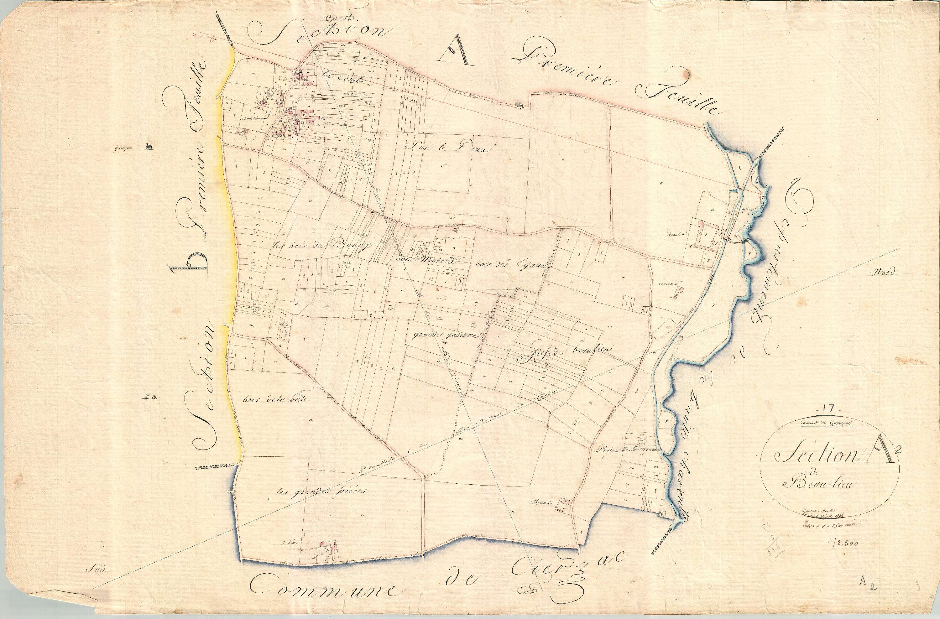 Germignac - Section A2 dite de Beaulieu.
