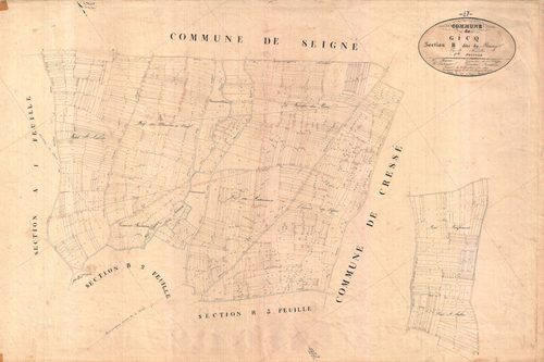 Le Gicq - Section B1 dite du Bourg.