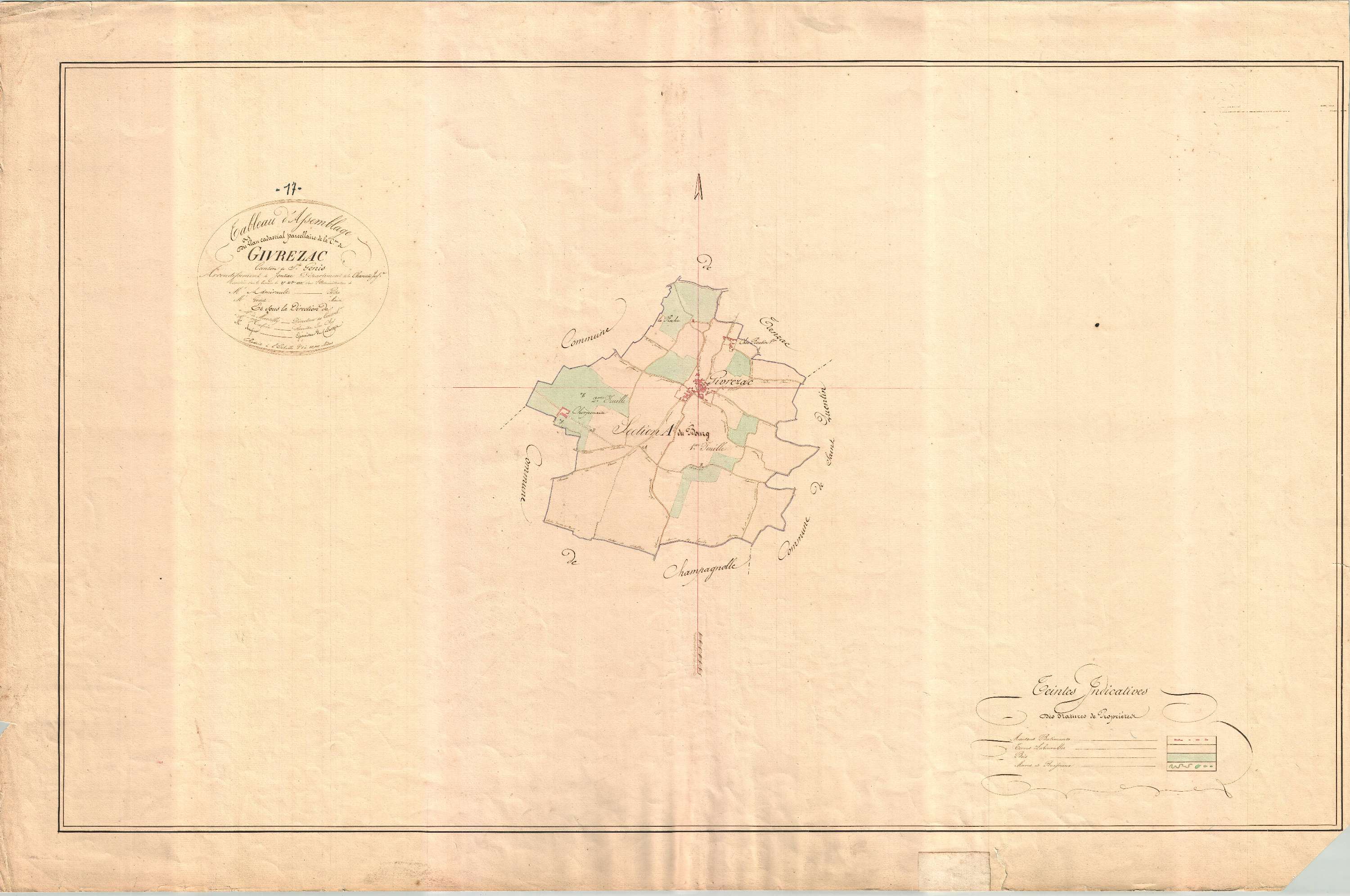Givrezac - Tableau d'assemblage.