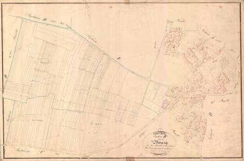 Gourvillette - Section B5 dite du Bourg.