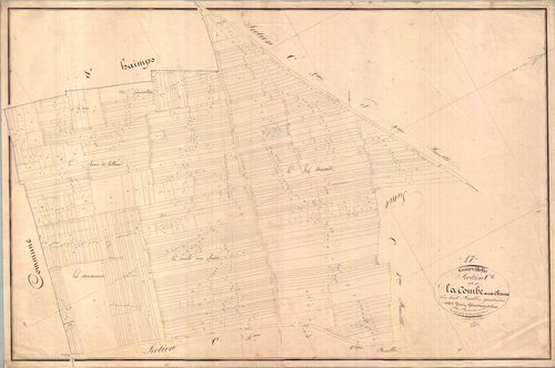 Gourvillette - Section C4 dite de la Courbe aux Chaux.