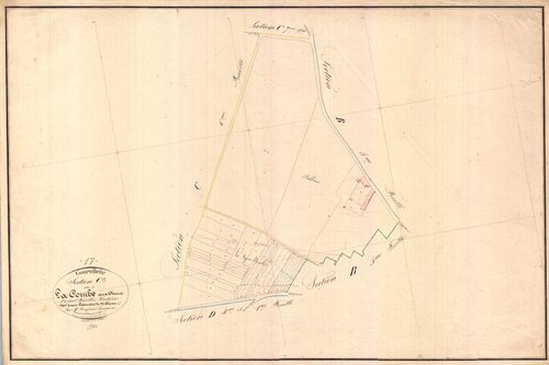 Gourvillette - Section C8 dite de la Courbe aux Chaux.