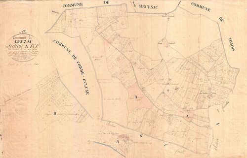 Grézac - Section A1 dite d'Ambreuil.