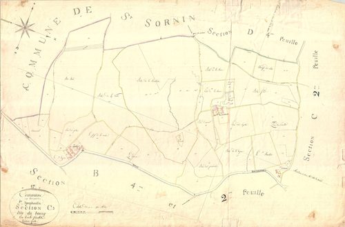 La Gripperie-Saint-Symphorien - Section C3 dite du Bourg.