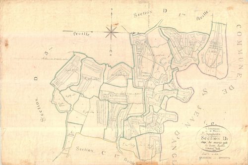 La Gripperie-Saint-Symphorien - Section D2 dite des Marais Gats.