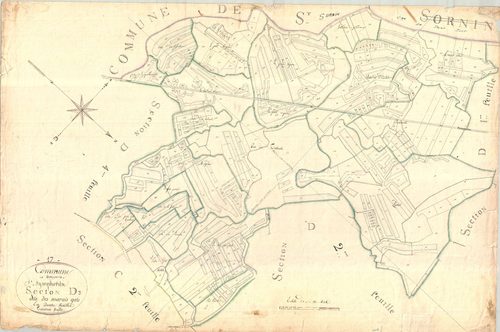 La Gripperie-Saint-Symphorien - Section D3 dite des Marais Gats.